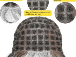 HOT Braided Wig Cap -Double Full Lace Crochet Wig Cap with Baby Hair - Breathable Lace Cap for Black Women Glueless Braided