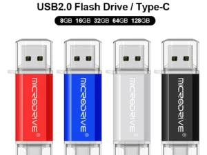 Pendrive Type C OTG USB Flash Drive 128GB 64GB 32GB 16GB 8GB 4GB USB Memory Stick 2.0 Pendrive High Speed for Type-C Device