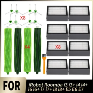 Main Side Brush Hepa Filter For iRobot Roomba E5 E6 E7 i3 i3+ i4 i4+ i6 i6+ i7 i7+ i8 i8+ Vacuum Cleaner Replacement Parts Robot