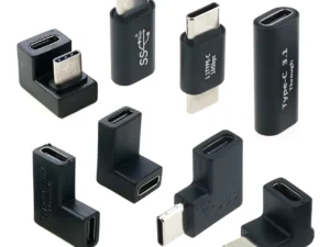 Cltgxdd U-shaped Angled 90 Degree USB 3.1 10Gbps Type C Male To Female OTG Converter Connector USB Type C Adapter Coupler