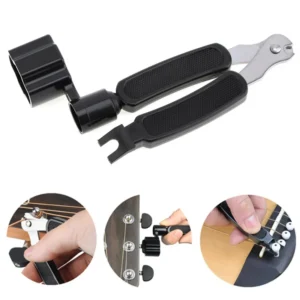 Wooden Guitar String Changing Tool Installation String Cutter Winding String Winding Three-in-One Pliers String Puller Bakelite