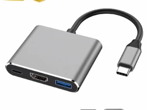 3 In 1 Usb-C Usb Hub Male To Female Hdmi-Compatible 4k Usb 3.1 Type-C To Usb 3.0 Charging Adapter For Macbook Air 12 Converter