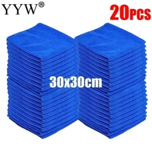 20Pcs Microfiber Towels Car Wash Drying Cloth Towel Household Cleaning Cloths Auto Detailing Polishing Cloth Home Clean Tools