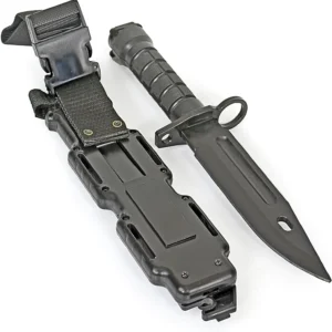 Rubber Knife Training With Sheath, Fake Plastic , Flexible And Soft Fixed Blade Suitable For Props, Halloween Martial Arts