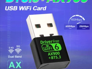 AX900 USB WiFi 6 Bluetooth 5.3 Adapter 2in1 Dongle Dual Band 2.4G&5GHz USB WiFi Network Wireless Wlan Receiver DRIVER FREE