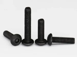 M3 M3*18/20/22/25/28/30/32/35/40/45/50 10.9 Grade Black Carbon Steel DIN7380 Pan Oval Round Button Head Hex Hexagon Socket Screw