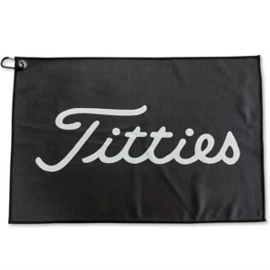 Funny Microfiber Premium Golf Towel,Printed Golf Towels for Golf Bags for Men&Women, Great Golf Accessories for Men Golfers
