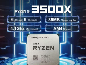 NEW AMD Ryzen 5 3500X 3.6GHz Socket AM4 6-Core 6-Thread 65W R5 3500X 7NM L3=32M Processor DDR4 Without Cooler