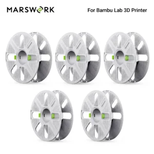 MarsWork reusable spool 4pcs Quick-Swap fit refill Filament For Bambu Lab 3D Printers Save resources
