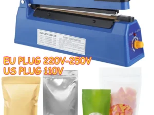 Impulse Sealer Manual Heat Sealer Machine for 8 Inch Plastic Bags Shrink Wrap Bag Sealers Vacuum Sealer Packaging Machine Food