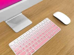 Keyboard Cover Skin for 2024-2021 Apple Magic Keyboard 3 with Touch ID A3118 A2449 Silicone Keyboard Protector for iMac 24''