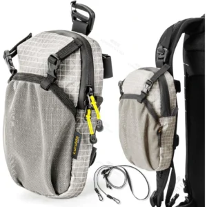 Backpack Shoulder Strap Attachment Bag Smartphone Pouch Waterproof Strap Pack for Sports Hiking Camping Lightweight