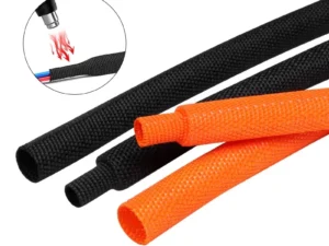 1~50m Braided Cable Sleeve Diameter 4~30mm PET Heat Shrink Tube Insulation Flam Retardant Shrinkable Wire Wrap Sheath Organizer