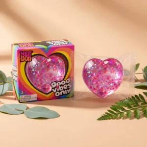 Heart-Shaped Squishy Toy, Soft and Comfortable to the Touch, Non-Sticky, Quick to Bounce Back, Cute and Compact, Portable Palm-Sized Toy. Size: 4Cm*3.8Cm/6.5Cm*6Cm