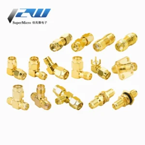2PCS SMA to SMA Adapter SMA Male Female to Male Female RP SMA Straight 3 Way Right Angle 90 135 Degree RF Connector for Antenna