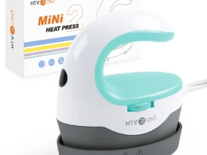 HTVRONT Heat Press H1 Mini Heat Press Machine DIY Auto Easy Heating Transfer Iron On HTV for Clothes Bags Shoes Hat T-shirts