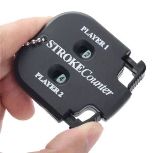 Black Durable Portable Training Aids Golf Accessories Count Stroke Score Counter Golf Shot With Key Chain