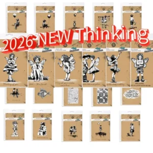 Secret Wish Dance thinking you Umbrella Friend Hug Trees Stonewash Metal Cutting Die Stamp Scrapbooking Diary Decoration Emboss
