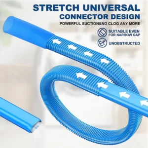 1pcs Upgraded dryer vent cleaner: vacuum cleaner hose accessories deep cleaning tool suitable for cleaning blocked pipes and deb