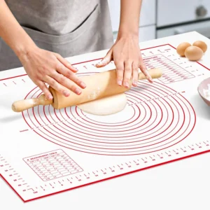 BUYYES 1PCS Silicone Baking Mat Kneading Pad Dough Mat Pizza Cake Dough Maker Kitchen Cooking Grill Non-Stick Gadgets Bakeware