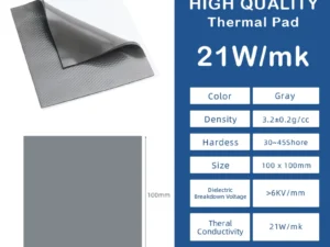 0.5/1.0/1.5/2.0/2.5/3.0/3.5/4.0mm 100x100mm Thermal Pad 21W/mk 100x50mm Insulation Sheet Thermal Pad Heatsink Laptop Pcb Led Rtx