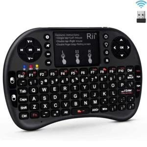 Rii i8+ Mini Wireless Backlight English Keyboard With Touchpad Air Mouse Remote Control For Windows Android TV Box