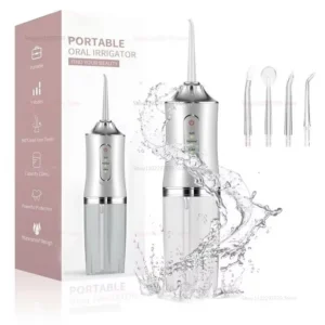 Portable Smart Electric Oral Irrigator Water Flosser 4 Jets 3 Modes Rechargeable Dental Water Jet Irrigator Dental Teeth Cleaner