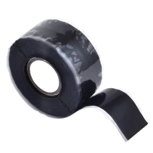 Self Sealing Fusing Silicone Tape,Waterproof Hose Tape Pipe for Water Emergency Pipeline Repair Cable Winding Insulating Red
