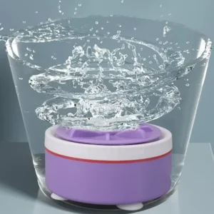 Portable USB Mini Washer Compact Turbine for Underwear & Socks with 3 Adjustable Speeds Space-Saving Design for Dorms & Travel