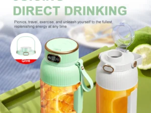 1000ML Portable Juicer Blender Fruit Juicer USB Charging Lemon Orange Fruit Juicing Cup Smoothie Blender Machine Kitchen Tools