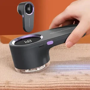USB Rechargeable Hair Removal Ball - Portable Clothing Hair Remover with Digital Display, Clothing and Sock Hair Ball Trimmer