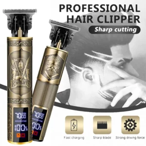 T9 Carving Vintage Hair Clipper For Mens Grooming Essential Tools USB Fast Rechargeable Beard Hair Trimmer Provide Precise Shave