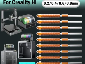 Unicorn Nozzle Creality K2/K2 Plus/K2Pro Quick-Swap Nozzle, Unicorn All-Metal Hardened Steel FIT Creality Hi Hotend Assembly