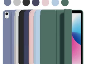 Tri-fold Flip Case for iPad 10th 11th gen A16 5 6 7 8 9 Air 4/5/6/7 Pro 11 12.9 mini Soft Protective Cover with Auto Sleep/Wake