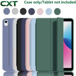 Tri-fold Flip Case for iPad 10th 11th gen A16 5 6 7 8 9 Air 4/5/6/7 Pro 11 12.9 mini Soft Protective Cover with Auto Sleep/Wake