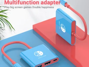 Portable Game Docking Station TYPE-C Hub with HDMI and USB 3.0 Perfect for Travel and Gaming
