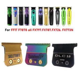 Original replaceable DLC Blade For JUCAI PRO F7878 FF1T Colorful Blade Professional Hair Clipper Trimmer Barber Shop