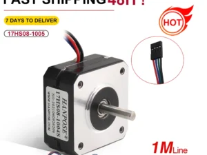 Nema17 Stepper Motor 20mm 1A 16N.cm 42 Short Step Motor 4-Lead 17HS08-1004S for CNC Extruder 3D Printer Motor