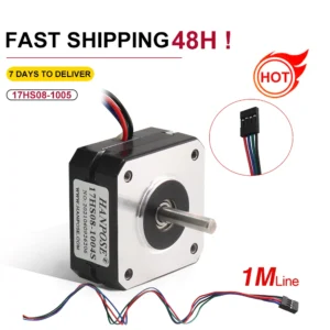 Nema17 Stepper Motor 20mm 1A 16N.cm 42 Short Step Motor 4-Lead 17HS08-1004S for CNC Extruder 3D Printer Motor