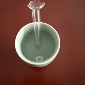 4inch Whole Straight Reusable Clear Oil Burner Glass Pipe,Unbroken High Borosilicate Straw,Heat-Resistant Tube（Without cups）