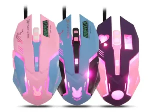 OW 6 Buttons Breathing LED Backlit Gaming Mouse D.VA Reaper Wired Computer Mouse For Overwatch pc Gamer Mice Gaming Mice Gamer