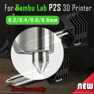 P2S Hotend For Bambu Lab P2S Standard Flow Hot end Non-detachable Nozzle Anti-leakage Bamboo For Bambulab P2S 3D Printer Parts