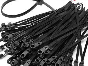 New Screw Hole Nylon Cable Ties Multipurpose Heavy Duty Adjustable Self-locking Cord Ties Organizer Straps DIY Fastening Loop