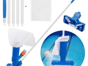 Professional Pool Cleaning Brush Sets with Handle Disinfection Suction Head Cleaner Pool Vacuum Cleaning Kit for Swimming Pools