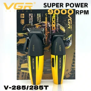 VGR Hair Trimmer Professional Hair Clippers Electric Trimmer Adjustable Hair Cut Machine Metal Clippers and Trimmers Set V-285
