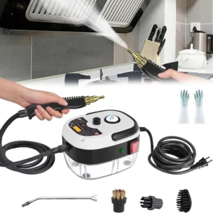 2500W High Temperature Pressure Steam Cleaner for Home Kitchen Portable Handheld Cleaning Machine for Car Auto