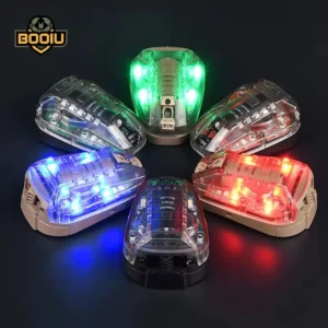 Sport Helmet Light Strobe Outdoor Hiking Hunting Survival Safety Signal Flash LAMP Waterproof Tactical Helmet Ladybird Light