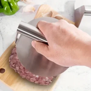 New Stainless Steel Smash Burger Press | Heavy Duty Patty Maker & Smasher Mold for BBQ, Grilling Kitchen (Non-Stick)