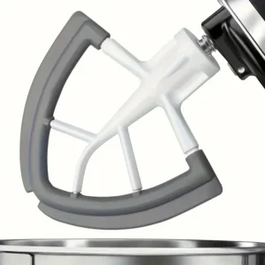 Flex Edge Beater For KitchenAid Tilt-Head Stand Mixer, 4.5-5 Quart Flat Beater Paddle With Flexible Silicone Edges Bowl Scraper
