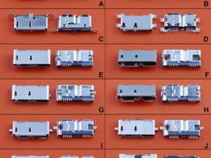 JCD 2Pieces 10pin Female Socket Micro USB 3.0 Charger Sockect Tail Connector Charging Port Mobile Hard Disk Interface 